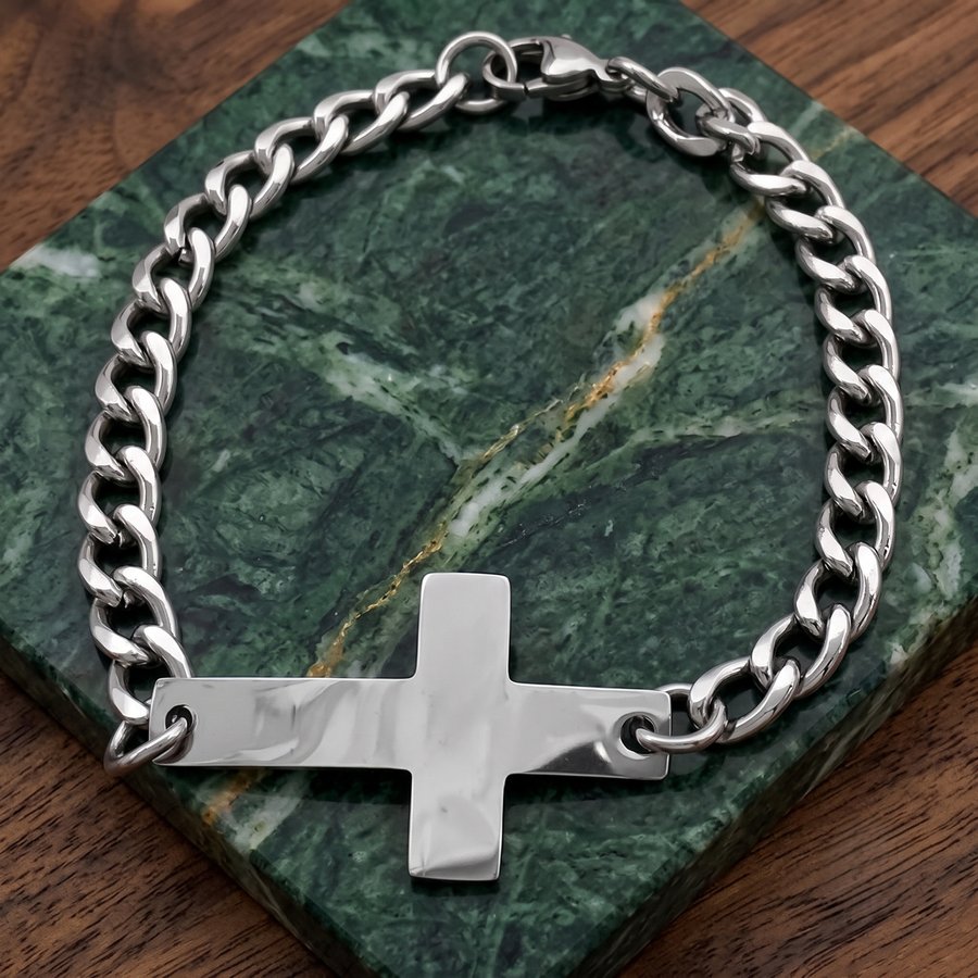 Pulsera Cruz — Grabarte Design